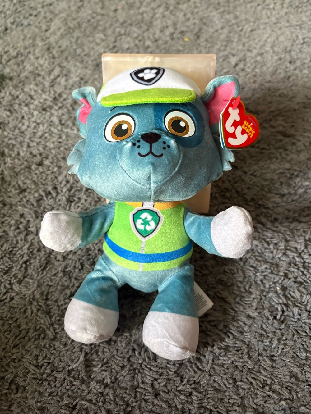 Ty Paw Patrol Rocky Plush - Teal, Green & White